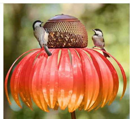 Petal Shape Bird Feeder - Wire Garden - Amanluxe