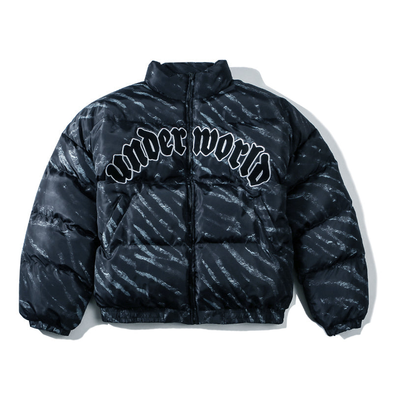 Men's National Tide Padded Jacket Winter Thickened Baseball Jacket