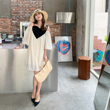 Parent-child Mother Women's One-piece Shoulder Strap Dress