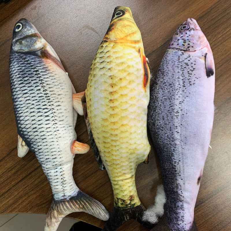 Electric Jumping Fish Cat Toy - USB Rechargeable - Amanluxe