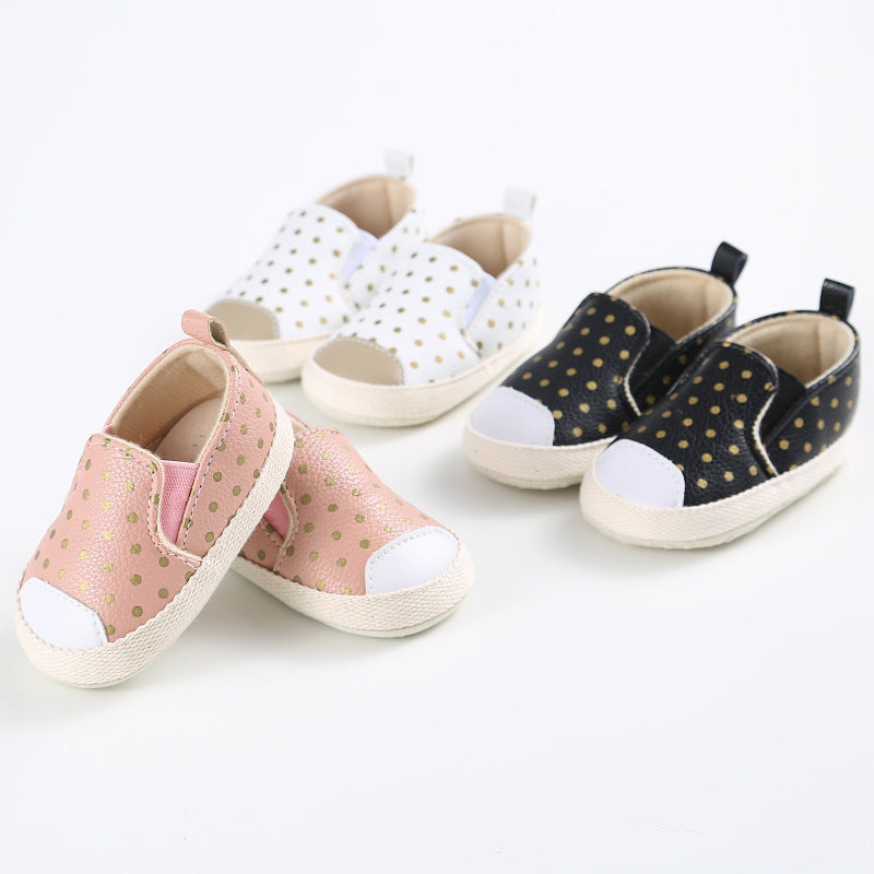 Baby shoes rattan dot shoes