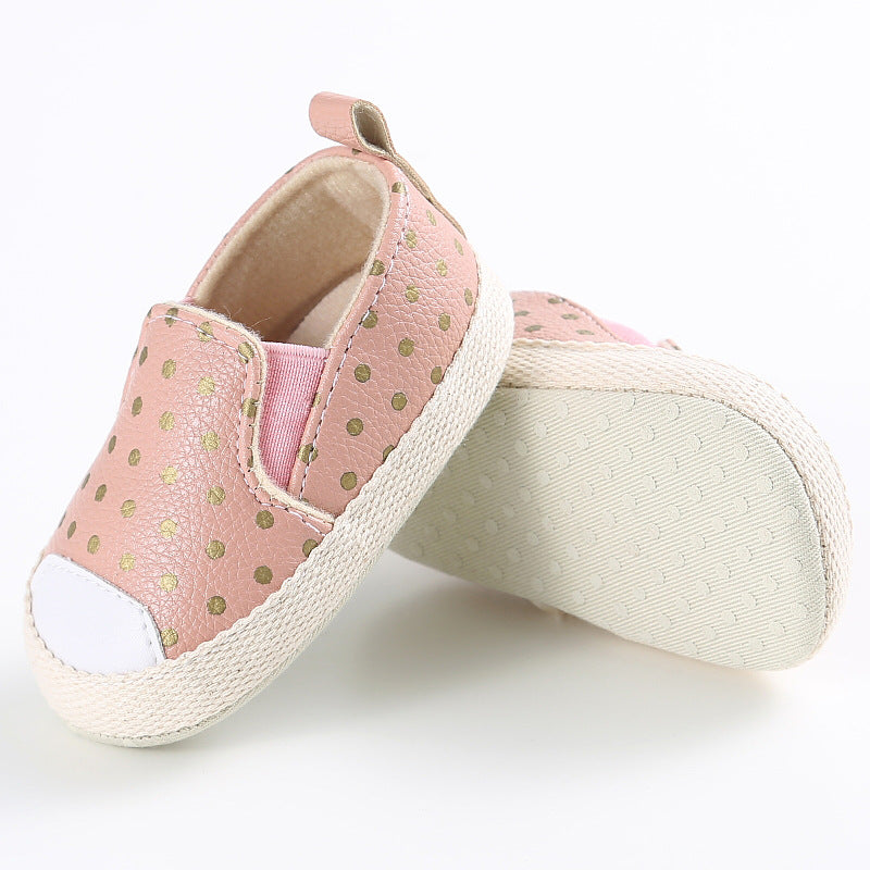 Baby shoes rattan dot shoes