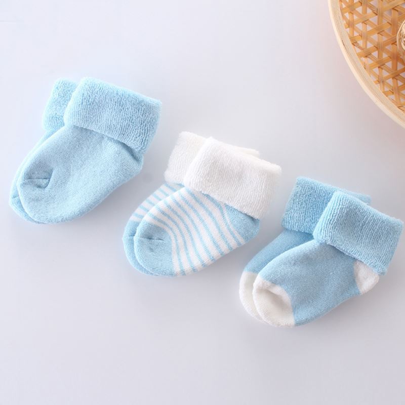 Newborn Baby Socks Extra Small One Year Old Baby Fall Female Newborn Socks