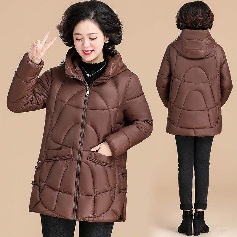 Mother's Winter Western Style Down Padded Jacket