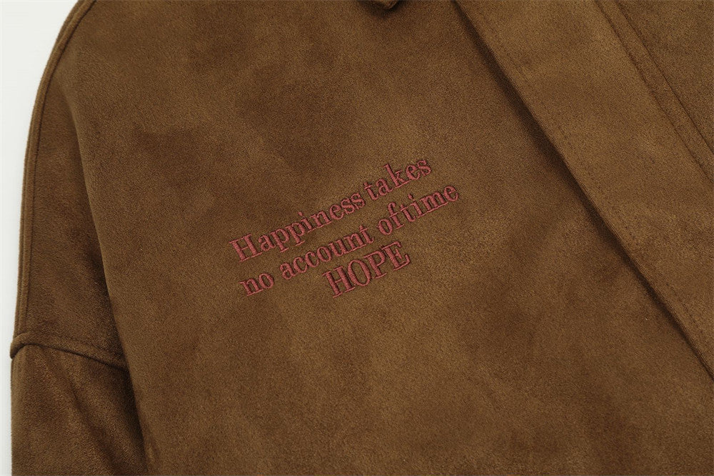 Winter Thick Cotton Letter Baseball Cotton Jacket