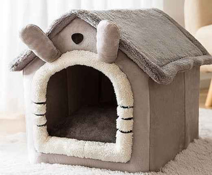 Foldable Dog House - Winter Villa Bed - Amanluxe