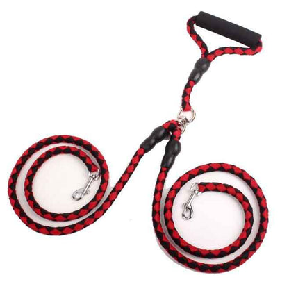 Double-Ended Dog Leash - Reflective Rope - Amanluxe