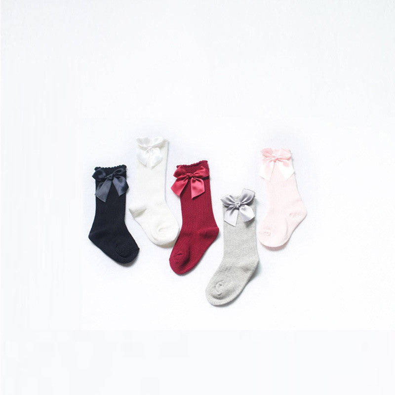 Korean Style Children's Socks Bubble Mouth Baby Mid-tube Socks