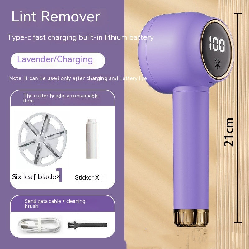 Household Fashion Portable Two-in-One Rechargeable Hair Ball Trimmer