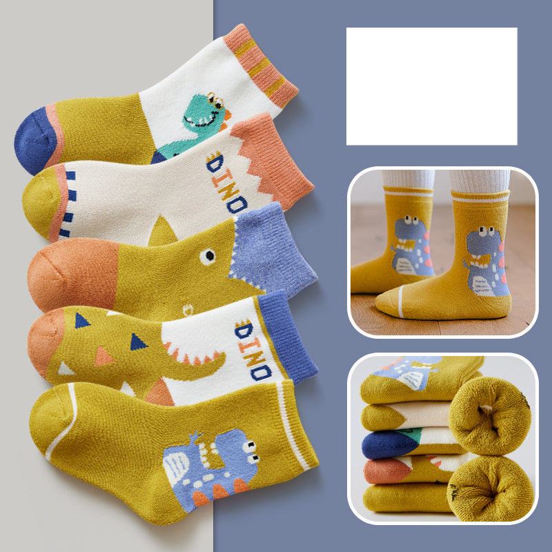 Fashion Thick Terry Socks Cartoon Casual Baby Socks