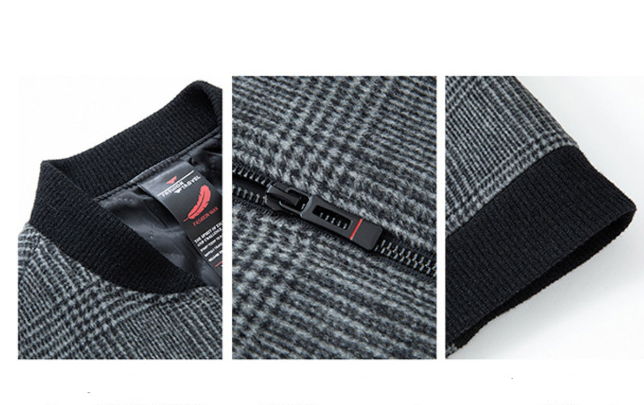 Autumn And Winter Fashion Men's Woolen Jacket