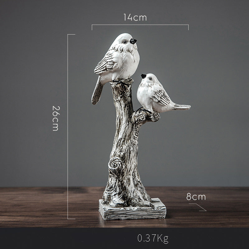 Bird Decorations, Home Furnishing Resin Crafts, Soft Decorations