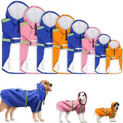 Dog Raincoat - Reflective Waterproof - Amanluxe