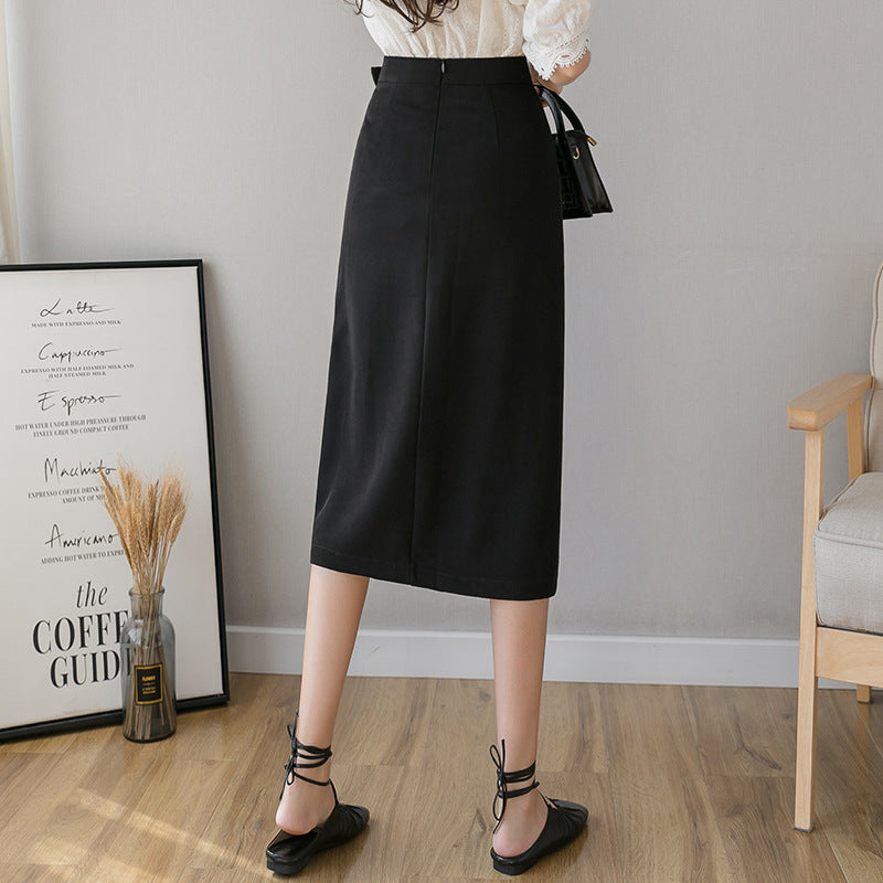 Women's autumn high waist skirt