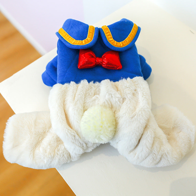 Pet Clothes New Fall Winter Plush And Thick Doll