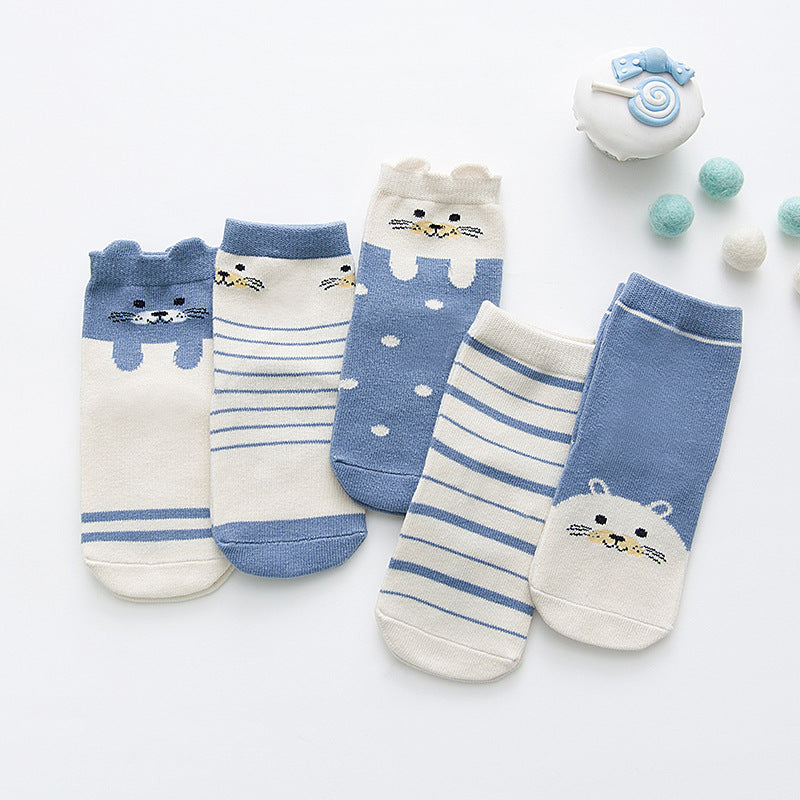 Three-dimensional cartoon baby socks