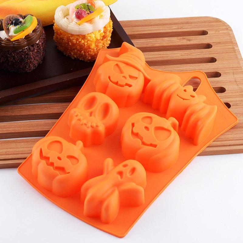 Halloween Pumpkin Cakes Silicone Mold Bald Cake Cake Chocolate Mold Jelly Mold Decorations 23 X 16.5 X 3cm