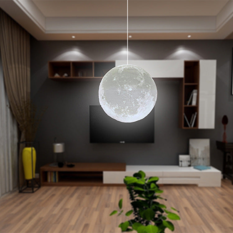 3D Printed Moon Lamp For Home Living Room