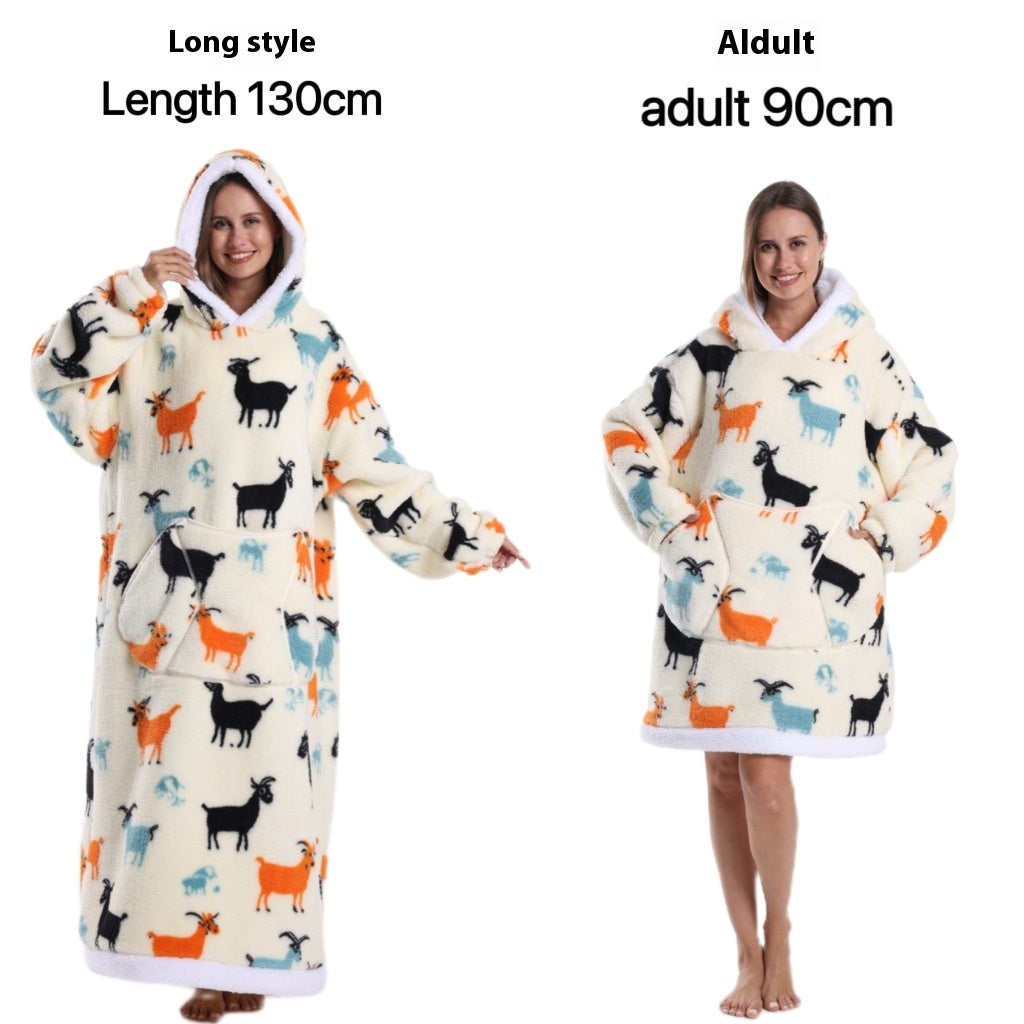 Cold-proof Clothes Pajamas Lazy TV Blanket