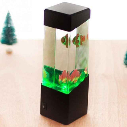 LED Jellyfish Night Light - Colorful Aquarium - Amanluxe