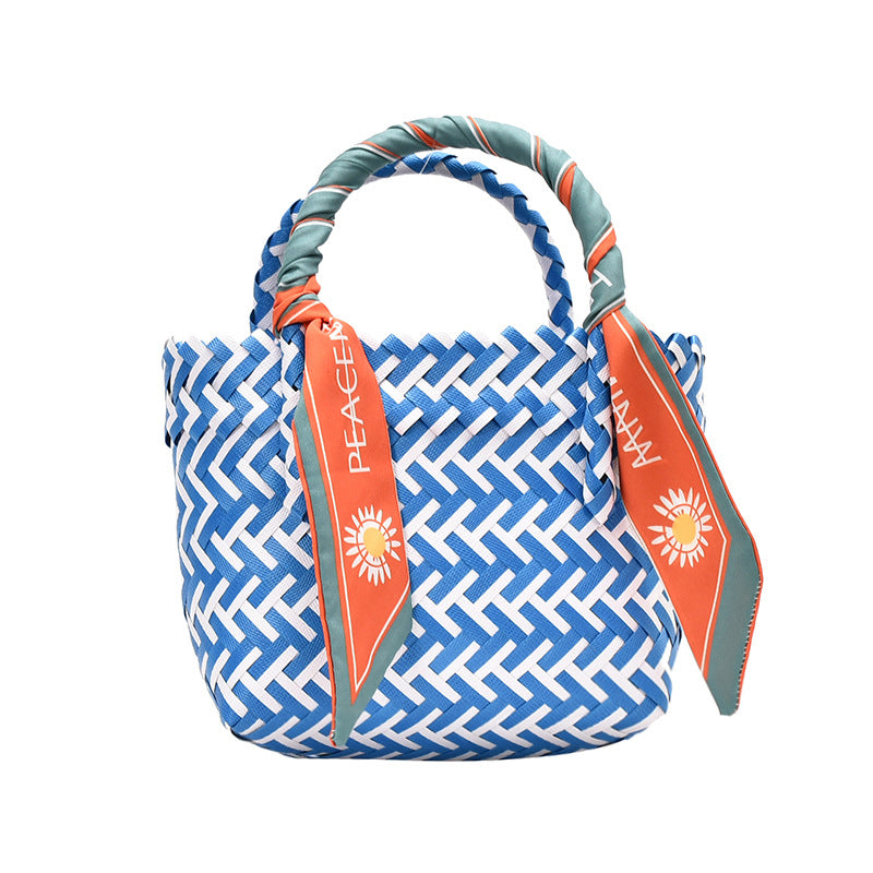 Woven Vegetable Basket Handbags New Trend
