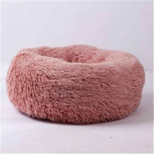 Round Cat Mattress - Long Fur Winter Pad - Amanluxe