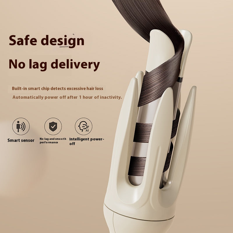 Automatic Curling Iron, Large Wave Negative Ion Long-lasting Styling Curling Artifact, Perm Stick, Rotating Curler