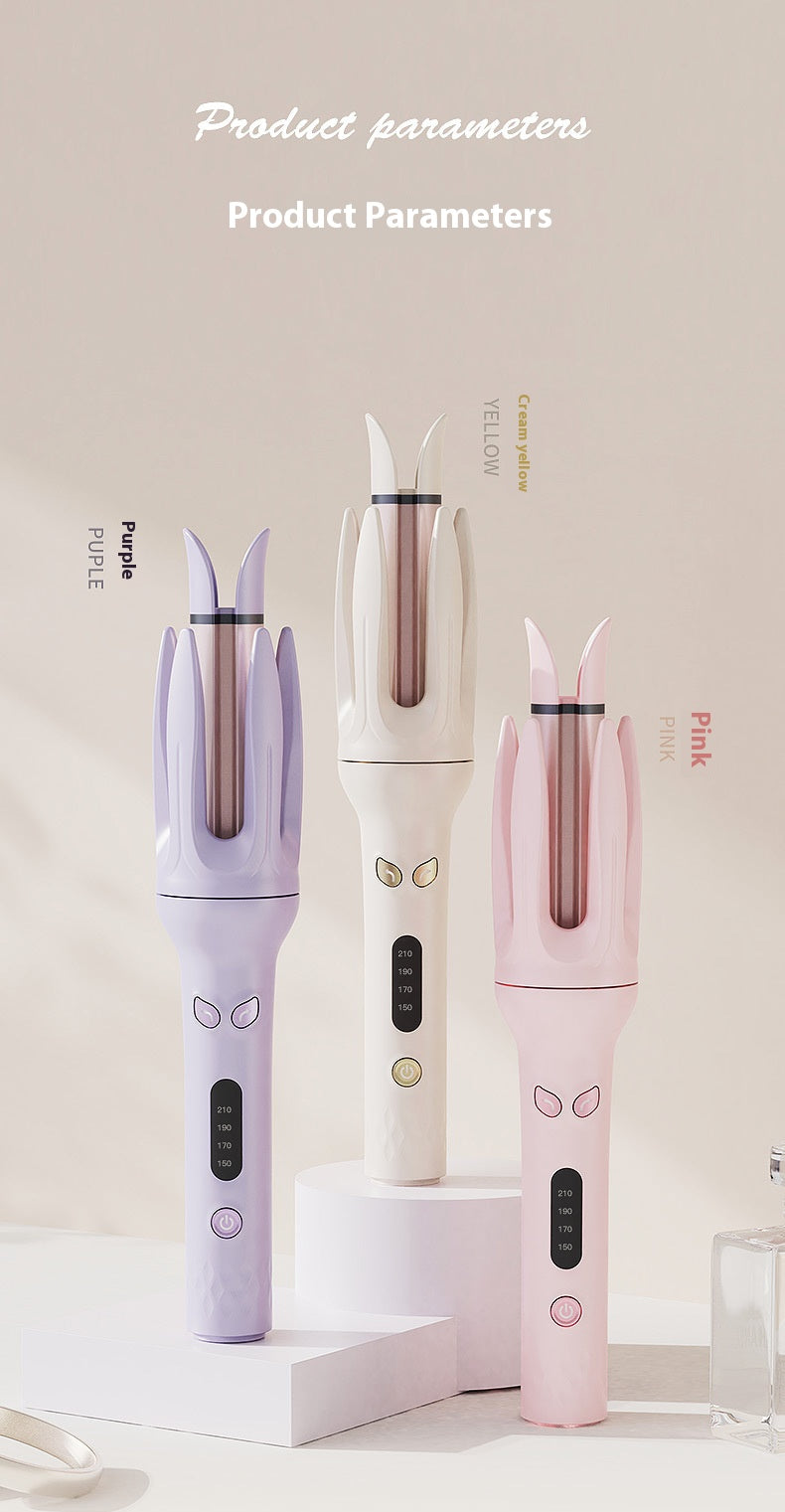 Automatic Curling Iron, Large Wave Negative Ion Long-lasting Styling Curling Artifact, Perm Stick, Rotating Curler