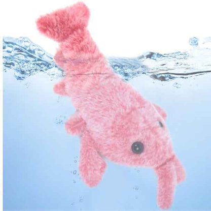 USB Rechargeable Jumping Shrimp Cat Toy - Amanluxe