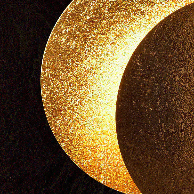 Nordic Modern Minimalist Moon Concept Solar Eclipse Wall Lamp