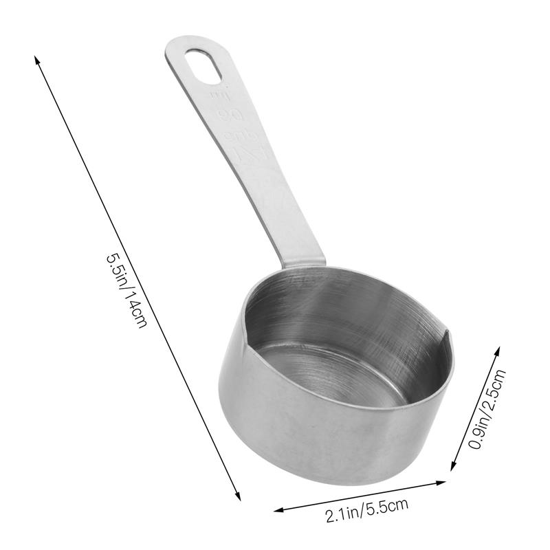 Kitchen Baking Measuring Spoons Silver Gray Ladle Pots And Pans null