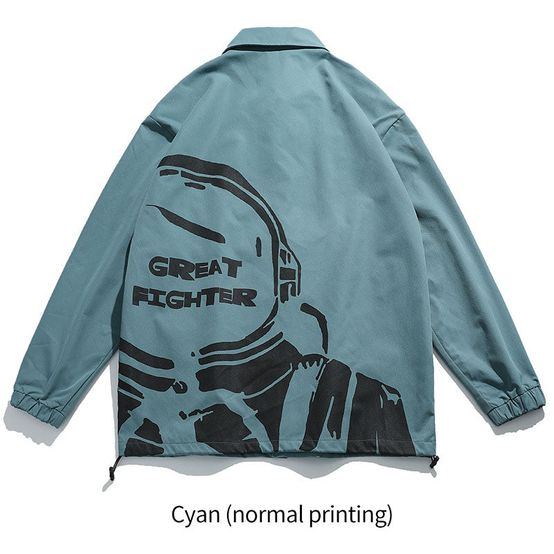 Reflective Jacket Autumn And Winter Lapel Versatile Jacket