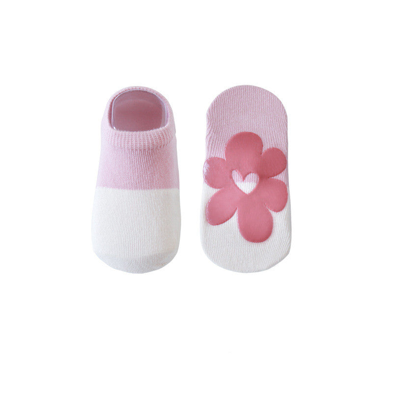 New Summer Baby Socks Combed Cotton Baby Antiskid  Floor Socks