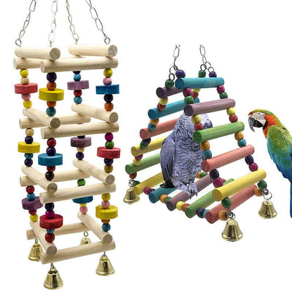Parakeet Swing Stand - 45cm Amusement Toy - Amanluxe