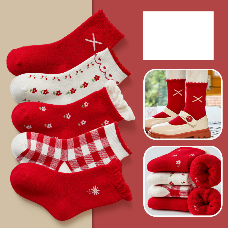 Fashion Thick Terry Socks Cartoon Casual Baby Socks