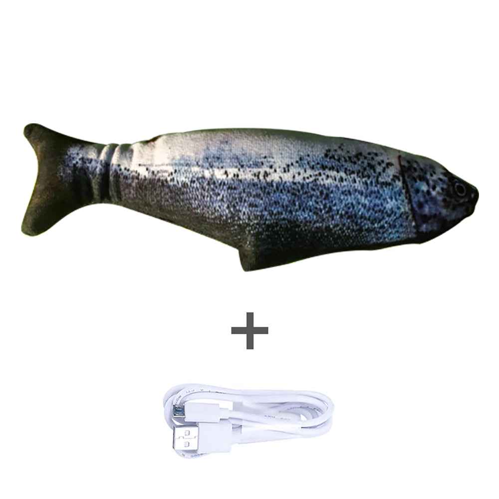 Electric Jumping Fish Cat Toy - USB Rechargeable - Amanluxe
