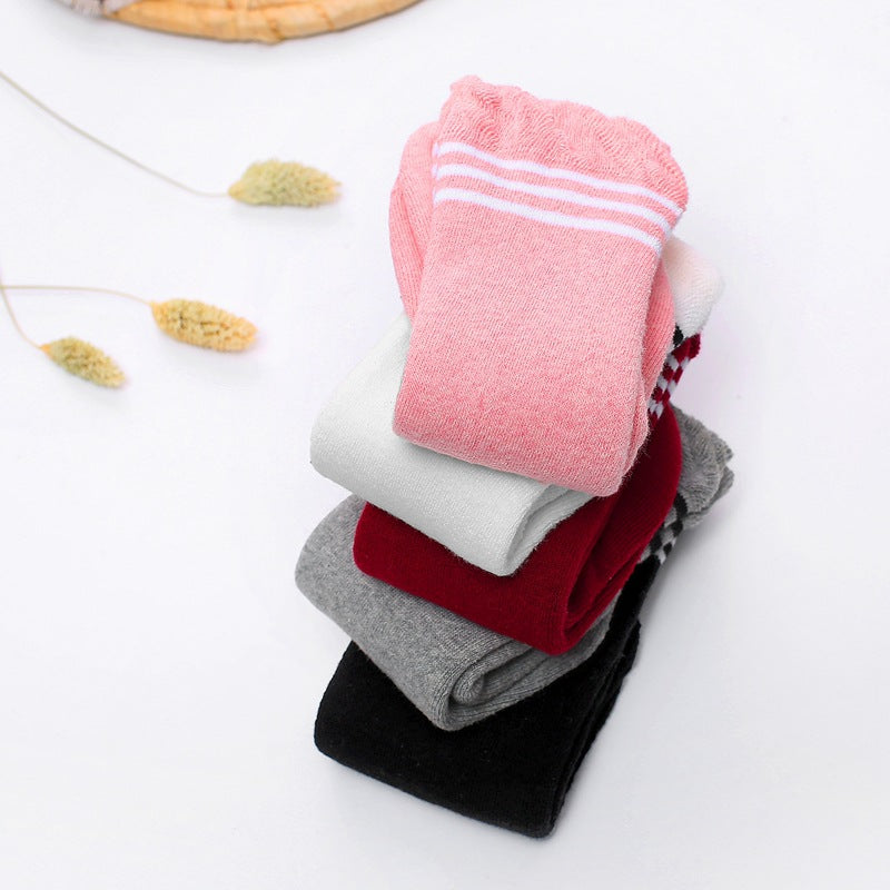 Thick baby socks loose mouth hair