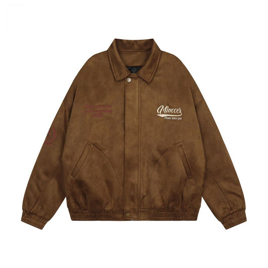 Winter Thick Cotton Letter Baseball Cotton Jacket