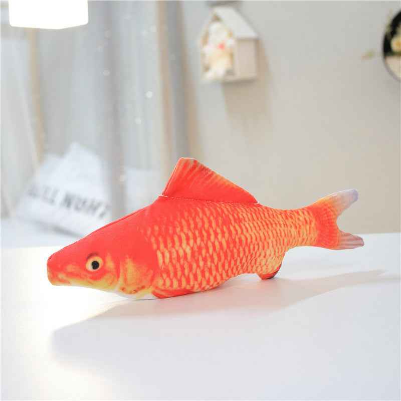 Electric Jumping Fish Cat Toy - USB Rechargeable - Amanluxe