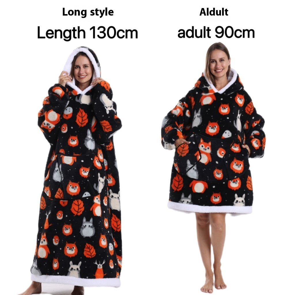 Cold-proof Clothes Pajamas Lazy TV Blanket