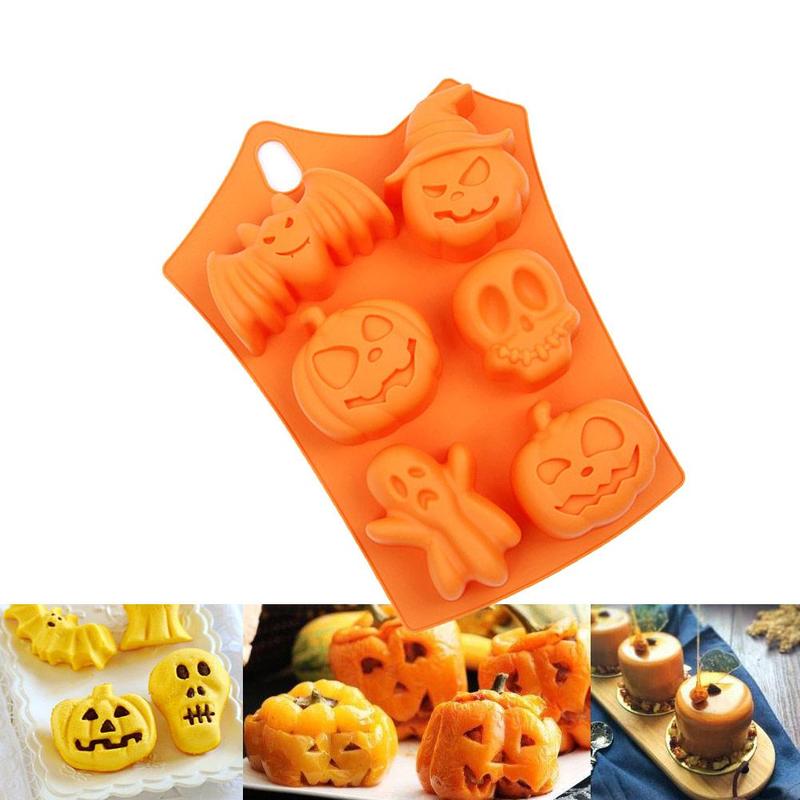 Halloween Pumpkin Cakes Silicone Mold Bald Cake Cake Chocolate Mold Jelly Mold Decorations 23 X 16.5 X 3cm