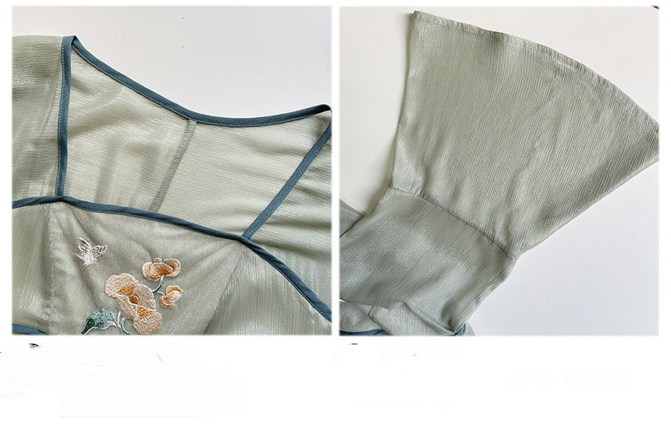 Guofeng Xianqi Embroidery Improved Hanfu