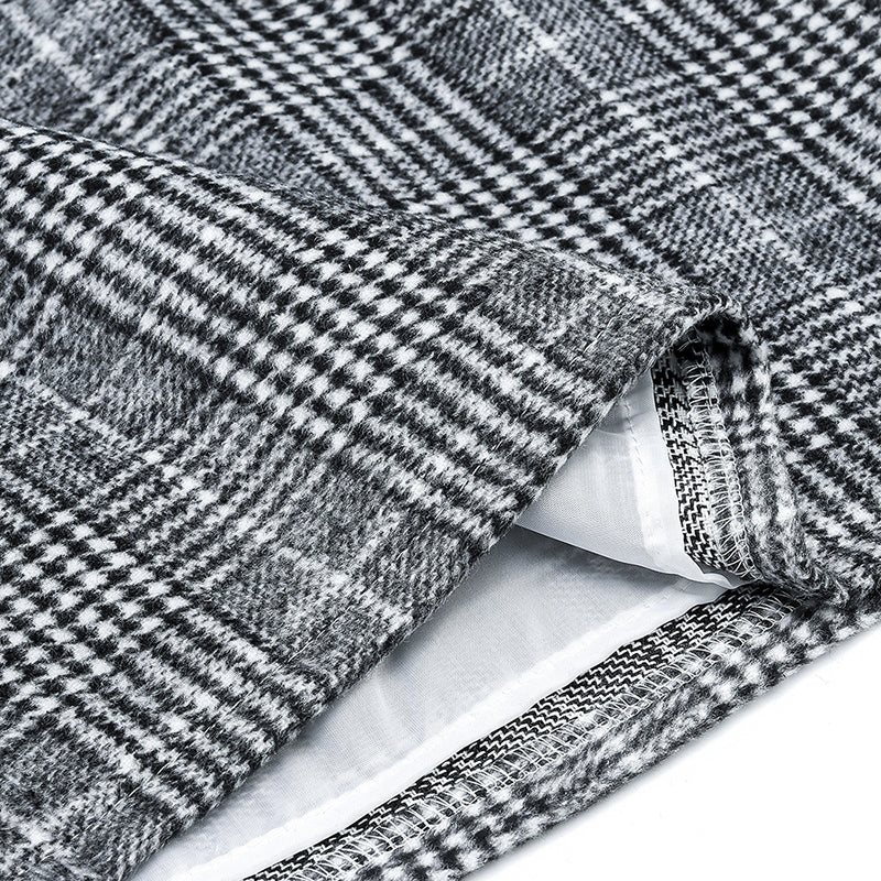 Womens High Waist Plaid Skirt Bodycon Pencil Mini Skirts