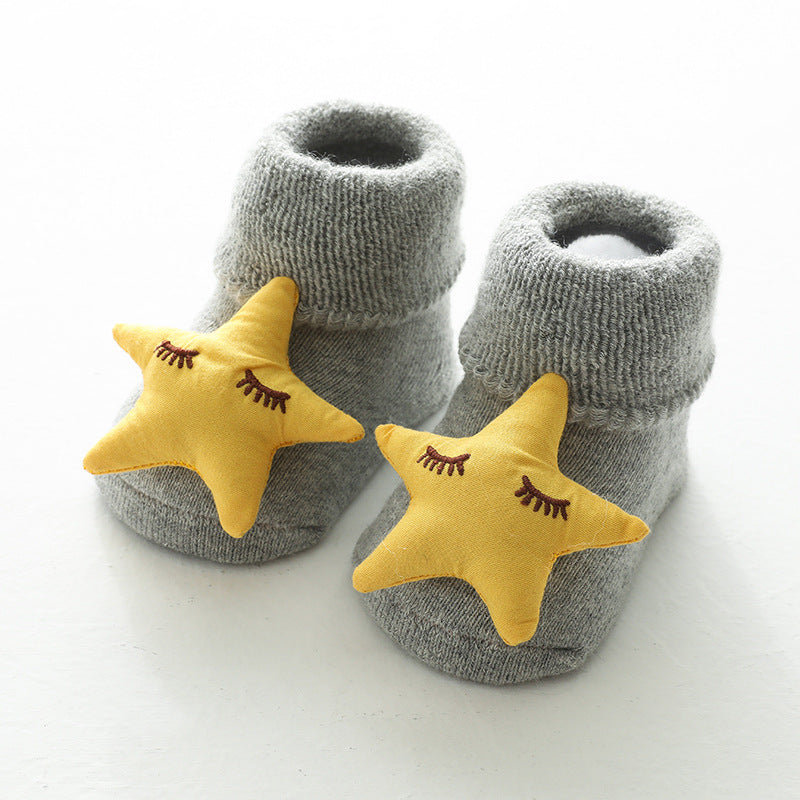 Thickened Cartoon Glue Baby Floor Socks
