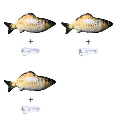 Electric Jumping Fish Cat Toy - USB Rechargeable - Amanluxe