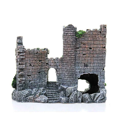 Fish Tank Resin Castle - Aquarium Decoration - Amanluxe