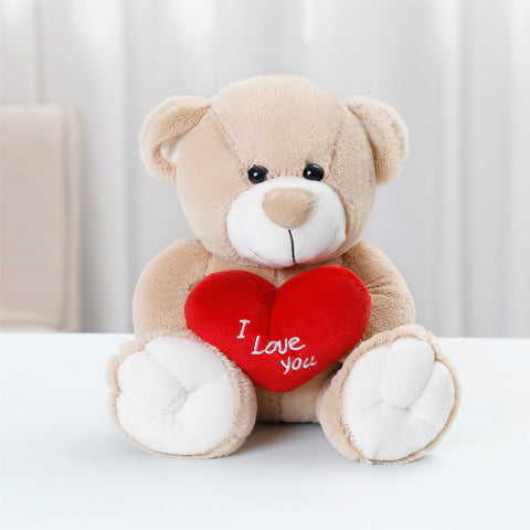 Cute Cartoon Hug Bear With Bow Tie Bear Plush Doll