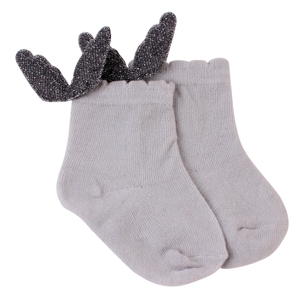 Angel wings baby loose mouth socks
