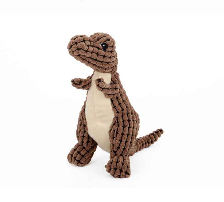 Giant Dinosaur Plush Dog Toy - Squeaker - Amanluxe