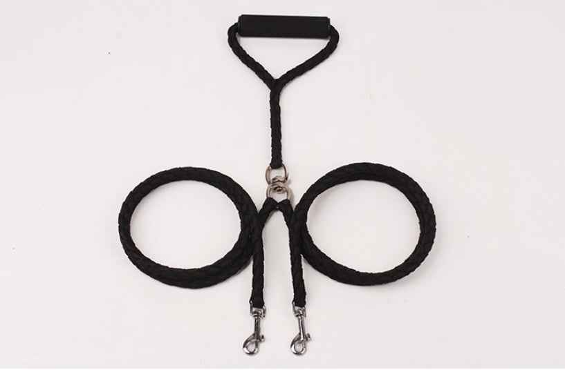 Hand-Knitted Dog Leash - Braided Rope 140cm - Amanluxe